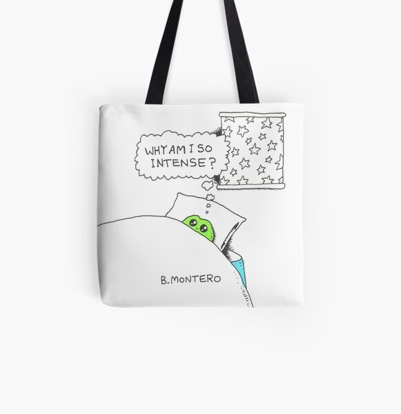 Why Am I So Intense? All Over Print Tote Bag