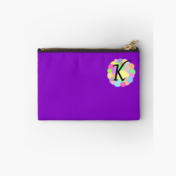 Item preview, Colorful Pastel Bubbles Upper Case Letter K Monogram designed and sold by MGonline.