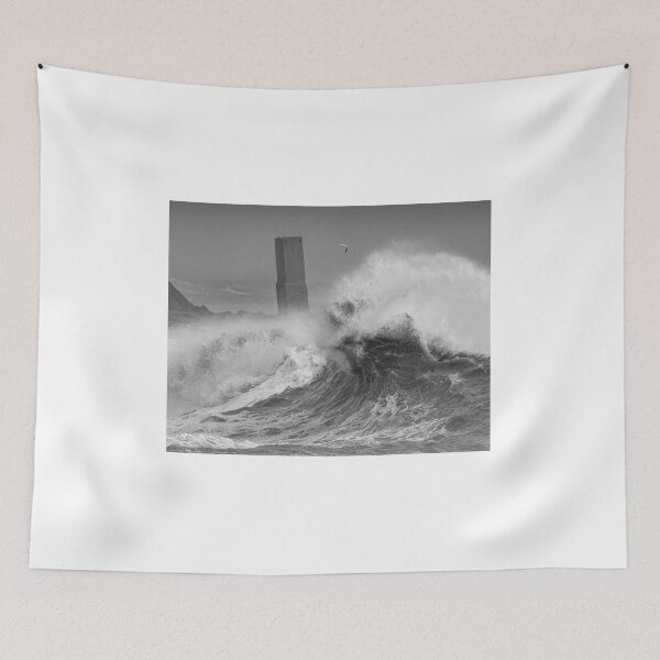 Item preview, Folkstone Copt Point during Storm Ciara designed and sold by rogerstanger.