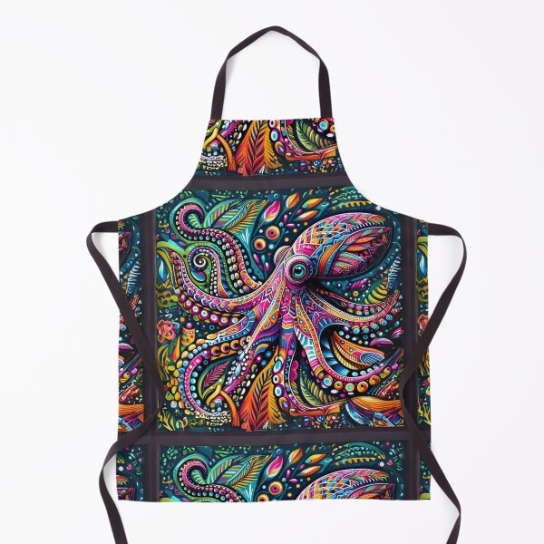 Item preview, Colourful octopus, fantasy octopus, sealife designed and sold by Coolparrotgirl.