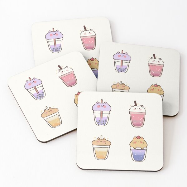 Item preview, milkshake cats pack designed and sold by Mayarart.