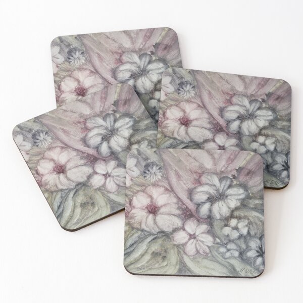 Item preview, Pink scented flowers in watercolor and soap designed and sold by margikunst.