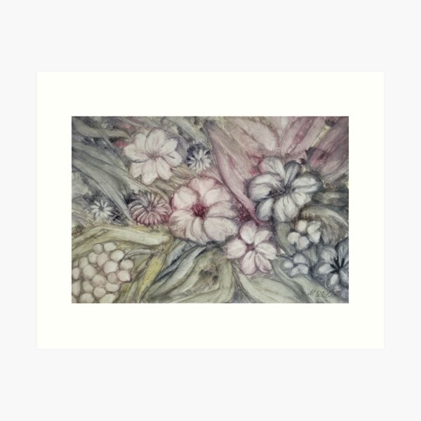 Item preview, Pink scented flowers in watercolor and soap designed and sold by margikunst.