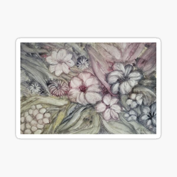 Item preview, Pink scented flowers in watercolor and soap designed and sold by margikunst.