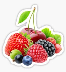 Various fresh berries Sticker