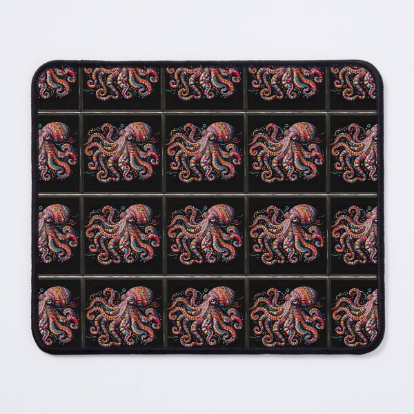 Item preview, Colourful octopus, fantasy octopus, sealife designed and sold by Coolparrotgirl.