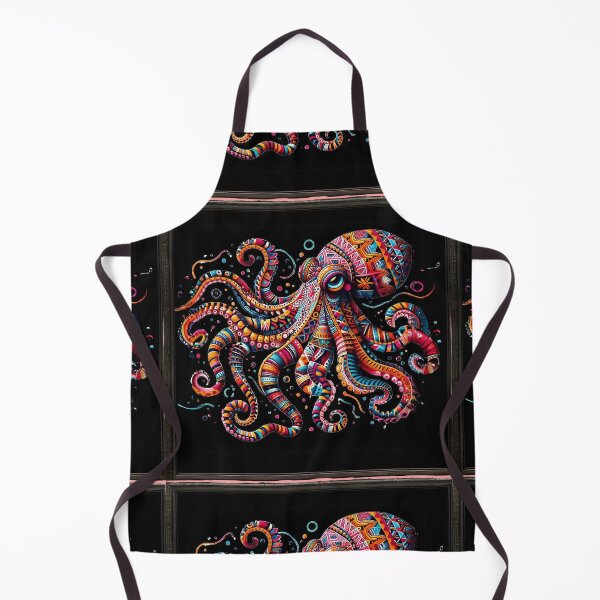 Item preview, Colourful octopus, fantasy octopus, sealife designed and sold by Coolparrotgirl.