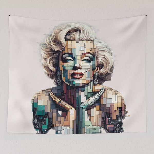 Item preview, Iconic Mosaic Portrait Elegance designed and sold by FarBeyound.