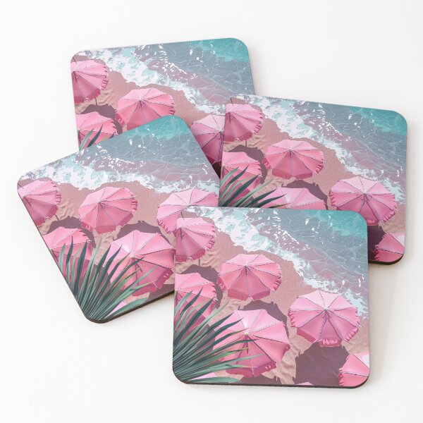 Item preview, Pink Beach Umbrellas designed and sold by Ese Isa.
