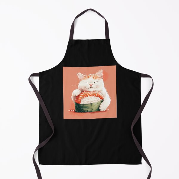 Item preview, Sushi Cat, Sashimi Cat, Cute Cats, Sushi, Funny Kitten, Kawaii Cat designed and sold by CreativeArts-S.