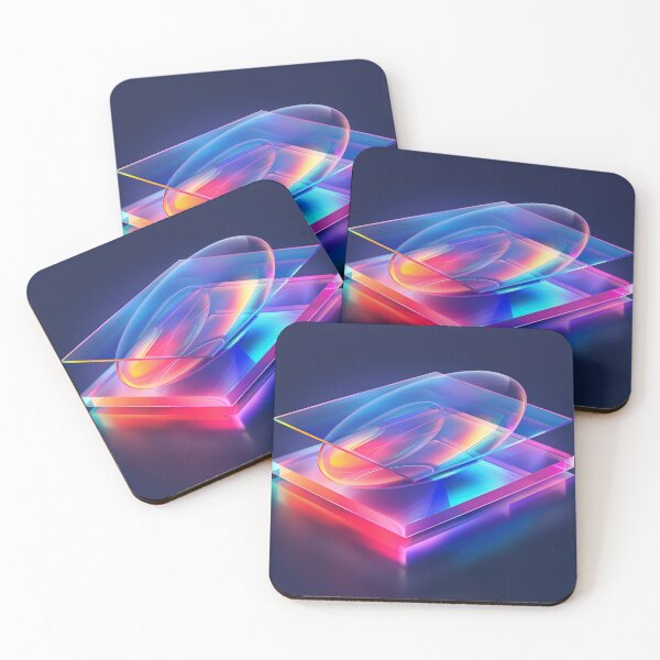 Item preview, Prismatic Elegance: 3D Abstract Composition designed and sold by palmyst.