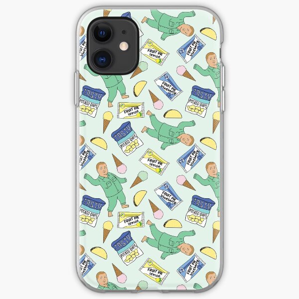 Bobby Hill Snacks Pattern - King of the Hill Pattern iPhone Soft Case