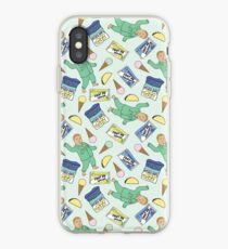 Vinilo o funda para iPhone Bobby Hill Snacks Pattern - Patrón del rey de la colina