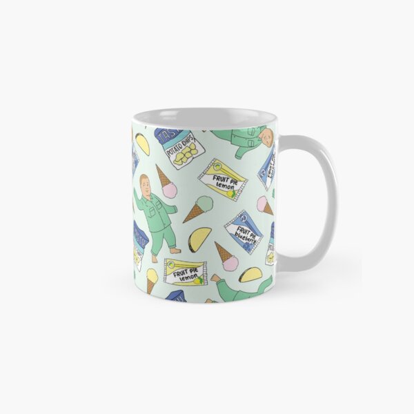 Bobby Hill Snacks Pattern - King of the Hill Pattern Classic Mug