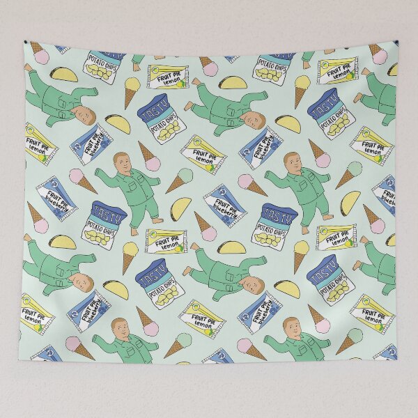 Item preview, Bobby Hill Snacks Pattern - King of the Hill Pattern designed and sold by hellodarlin.