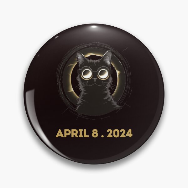 Item preview,  Solar Eclipse 2024 Cat Wearing Solar Eclipse designed and sold by Creativedsigna.