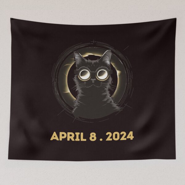 Item preview,  Solar Eclipse 2024 Cat Wearing Solar Eclipse designed and sold by Creativedsigna.