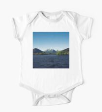 Deep blue mountainous sunset One Piece - Short Sleeve