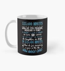 Wie messen Sie ein Jahr im Leben? Tasse