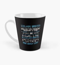 How Do You Measure A Year In Life? Tall Mug