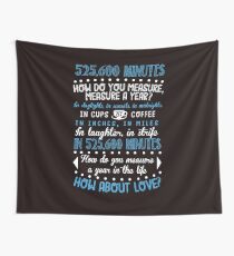 How Do You Measure A Year In Life? Wall Tapestry