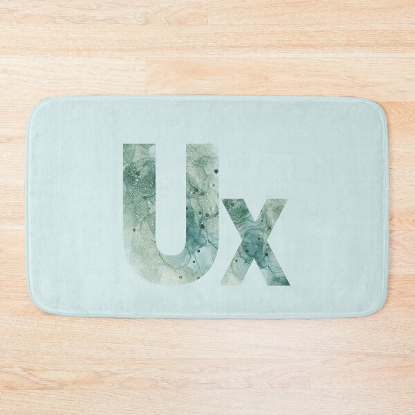 Item preview, Teal and gold shimmering Colorful Ux design with green bg  ver 1f-UX/UI Merchandise Collection designed and sold by CosmicNook1.