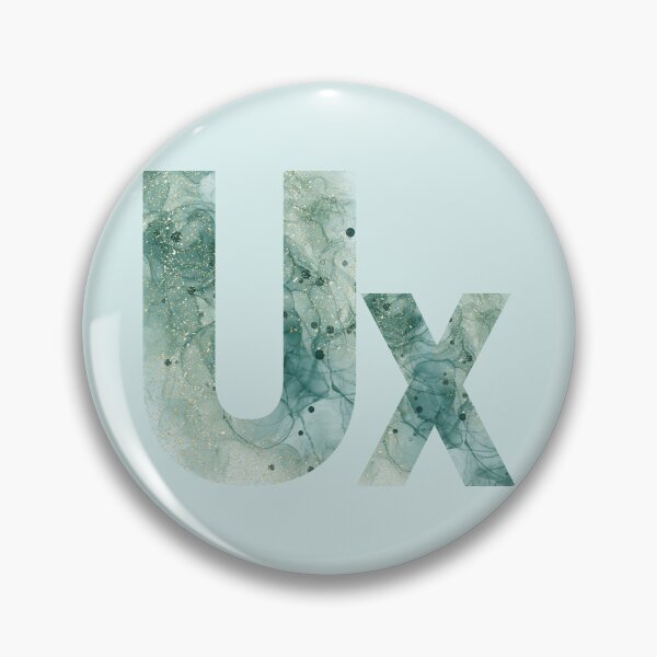 Artikelvorschau, Blaugrün und gold schimmerndes, farbenfrohes UX-Design mit grüner BG-Ver-1f-UX/UI-Merchandise-Kollektion entworfen und verkauft von CosmicNook1.