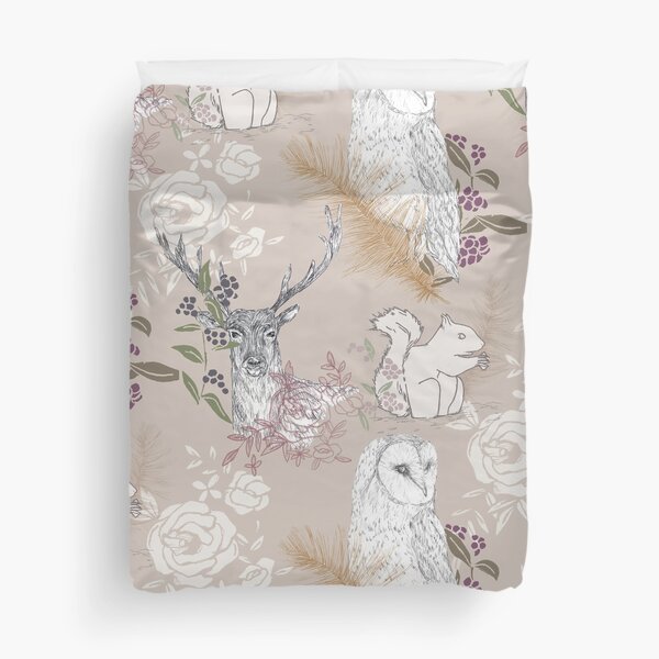 Item preview, woodland animals pattern designed and sold by alicedesigns297.