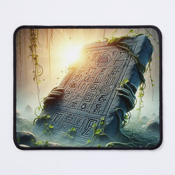 Item preview, Mysterious stone tablet designed and sold by Cerberus-Art.