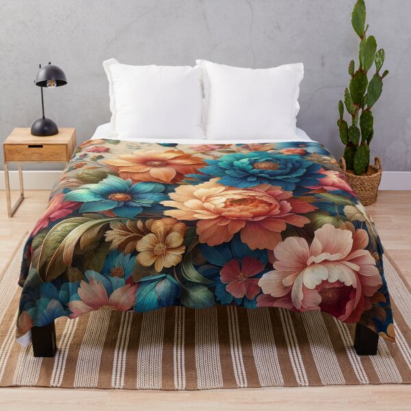 Item preview, Renaissance of Blooms: A Vintage Floral Art Masterpiece designed and sold by ArtComixHaven.