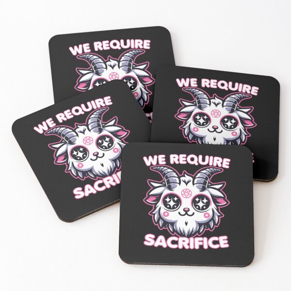 Item preview, Cute Kawaii Style Baphomet We Require Sacrifice Baphomet designed and sold by wrestletoys.