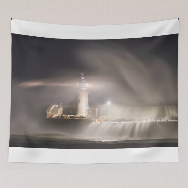 Item preview, Folkestone during storm Isha designed and sold by rogerstanger.