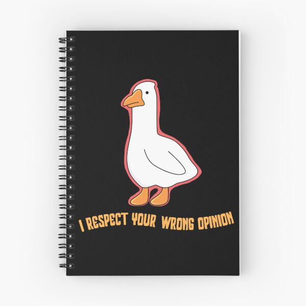 Item preview, Cute Funny Goose Respects Your Wrong Opinion - Funny Meme Goose designed and sold by ButtonBonanza.