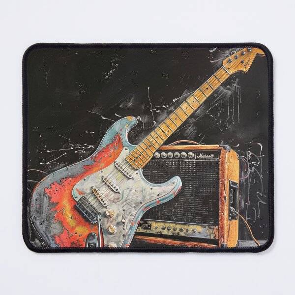 Item preview, an abstract work of an electric rock guitar for guitarists designed and sold by gut2000.