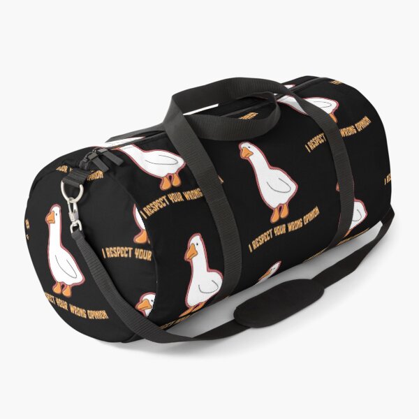Item preview, Cute Funny Goose Respects Your Wrong Opinion - Funny Meme Goose designed and sold by ButtonBonanza.