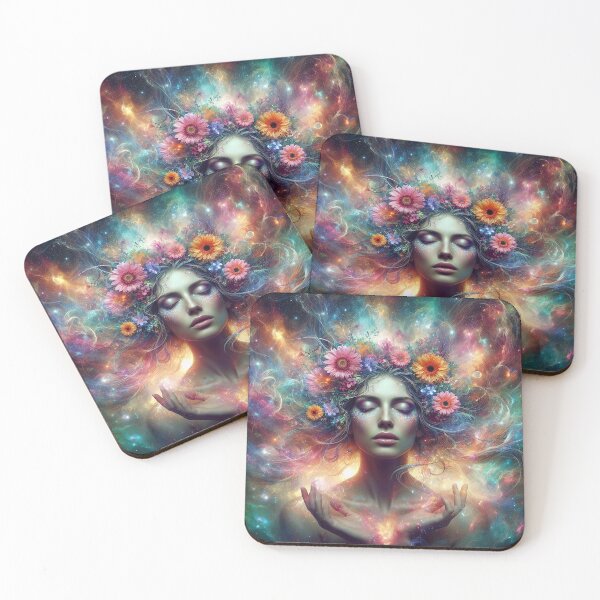 Item preview, Cosmic floral harmony designed and sold by Cerberus-Art.