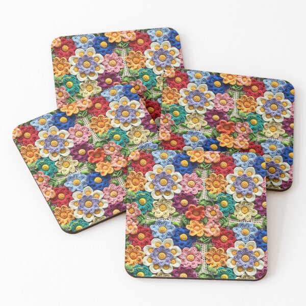 Item preview, Crochet flowers designed and sold by NuttyCottage.