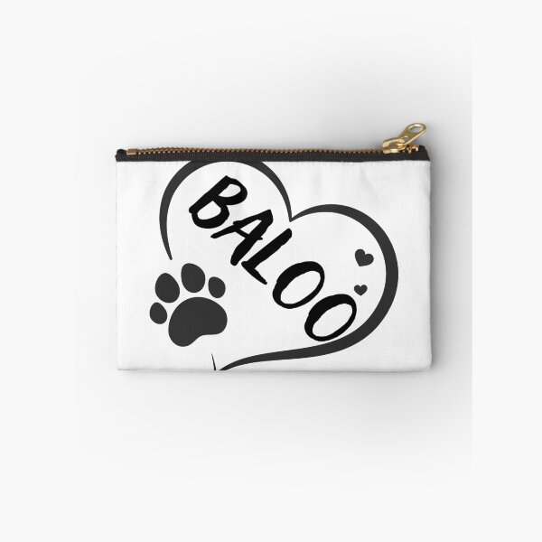 Item preview, Baloo dog or cat name in a heart with a paw, great gift for dog or cat owners designed and sold by OCS1337.
