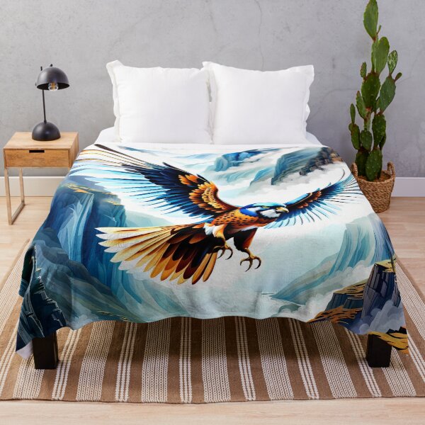 Item preview, Colourful Kestrel Flying Over Cliffs, Ai Generated Art  designed and sold by ACC .