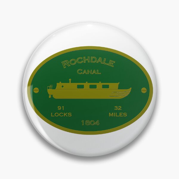 Item preview, Rochdale Canal (green) designed and sold by canal-arts.
