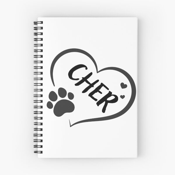 Item preview, Cher dog or cat name in a heart with a paw, great gift for dog or cat owners designed and sold by OCS1337.