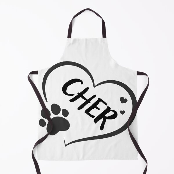 Item preview, Cher dog or cat name in a heart with a paw, great gift for dog or cat owners designed and sold by OCS1337.