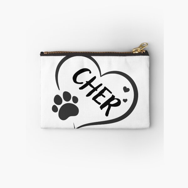 Item preview, Cher dog or cat name in a heart with a paw, great gift for dog or cat owners designed and sold by OCS1337.