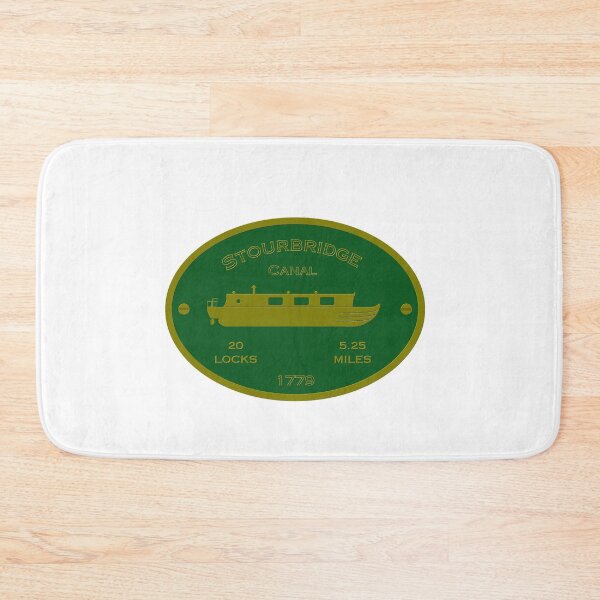 Item preview, Stourbridge Canal (green) designed and sold by canal-arts.