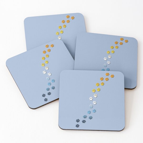 Item preview, Pawsitivily Adorable AroAce Pride Flag Paw Prints, AroAce Pride Design designed and sold by Travelslightly.