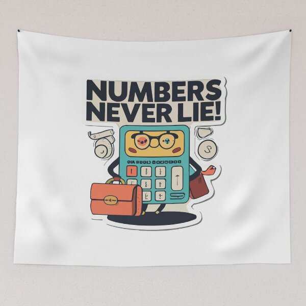 Item preview, Playful Professional Calculator - Numbers Never Lie designed and sold by NiftyWrx.