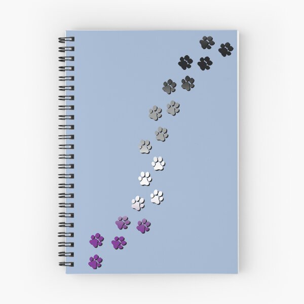 Item preview, Pawsitivily Adorable Asexual Pride Flag Paw Prints, Asexual Pride Design designed and sold by Travelslightly.