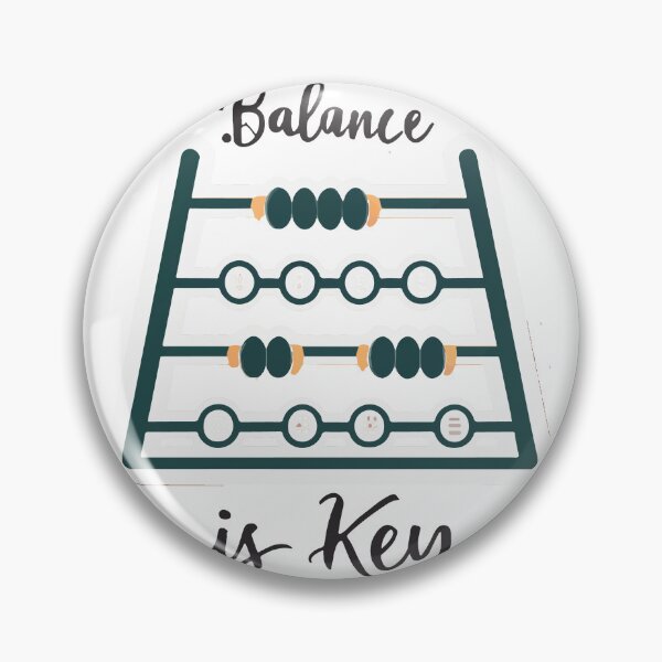 Item preview, Elegant Abacus 'Balance is Key' Design designed and sold by NiftyWrx.