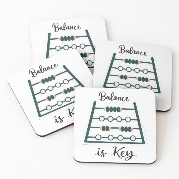 Item preview, Elegant Abacus 'Balance is Key' Design designed and sold by NiftyWrx.