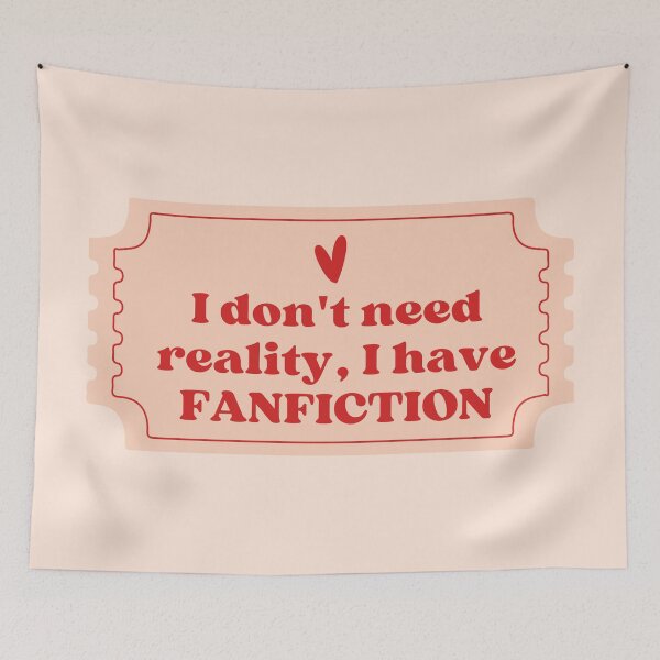 Item preview, Funny Quote Fanfiction Ticket designed and sold by HyggeArte.